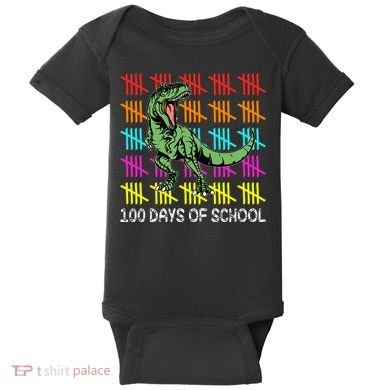 100 Days Of School Baby Bodysuit