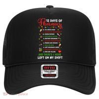 12 Days Of Pharmacy Funny Christmas Pharmacist Tech Xmas Gift Hat thumb 0