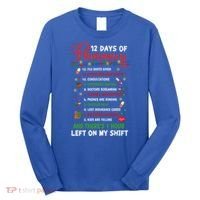 12 Days Of Pharmacy Funny Christmas Pharmacist Tech Xmas Gift Long Sleeve Shirt thumb 0