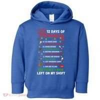 12 Days Of Pharmacy Funny Christmas Pharmacist Tech Xmas Gift Toddler Hoodie thumb 0