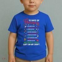12 Days Of Pharmacy Funny Christmas Pharmacist Tech Xmas Gift Toddler T-Shirt thumb 2