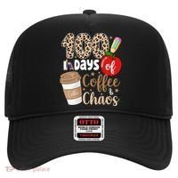 100 Days Of Coffee And Chaos Teacher Hat thumb 0