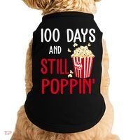 100 Days Of School And Still Poppin Doggie Tank thumb 0