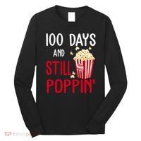100 Days Of School And Still Poppin Long Sleeve Shirt thumb 0