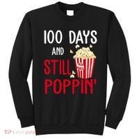 100 Days Of School And Still Poppin Sweatshirt thumb 0