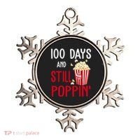 100 Days Of School And Still Poppin Ornament thumb 0