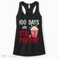 100 Days Of School And Still Poppin Women's Tank Top thumb 0
