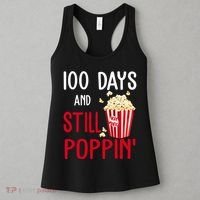 100 Days Of School And Still Poppin Women's Tank Top thumb 3