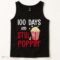 100 Days Of School And Still Poppin Tank Top thumb 2
