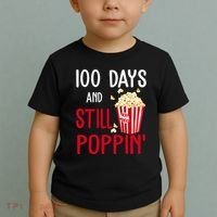 100 Days Of School And Still Poppin Toddler T-Shirt thumb 2
