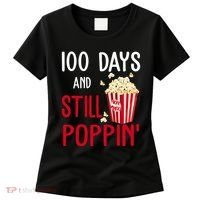 100 Days Of School And Still Poppin Women's T-Shirt thumb 0