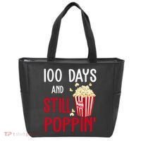 100 Days Of School And Still Poppin Tote Bag thumb 0
