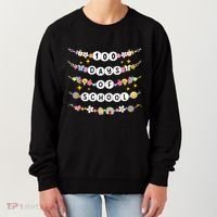 100th Day Of School Friendship Bracelets 100 Days Smarter Women's Sweatshirt thumb 0