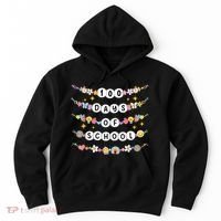 100th Day Of School Friendship Bracelets 100 Days Smarter Hoodie thumb 0