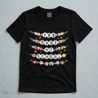 100th Day Of School Friendship Bracelets 100 Days Smarter T-Shirt thumb 5