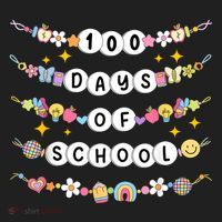 100th Day Of School Friendship Bracelets 100 Days Smarter Beanie thumb 2