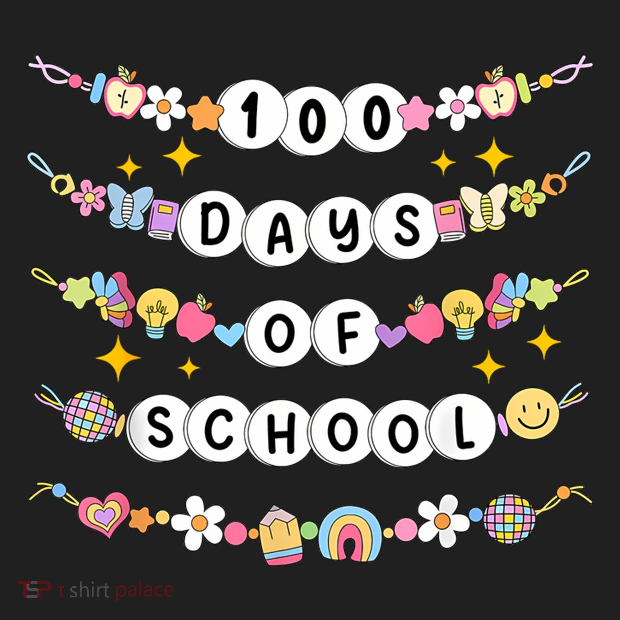 100th Day Of School Friendship Bracelets 100 Days Smarter Beanie