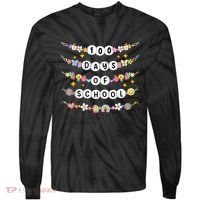 100th Day Of School Friendship Bracelets 100 Days Smarter Tie-Dye Long Sleeve Shirt thumb 0