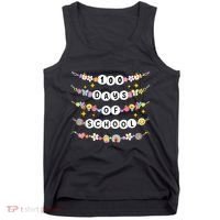100th Day Of School Friendship Bracelets 100 Days Smarter Tank Top thumb 0