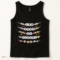 100th Day Of School Friendship Bracelets 100 Days Smarter Tank Top thumb 2
