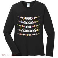 100th Day Of School Friendship Bracelets 100 Days Smarter Women's Long Sleeve Shirt thumb 0