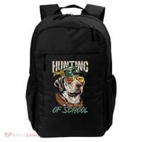 100 Days Of School Dog Hunting Deer Hunting 100th Day Boy Backpack thumb 0