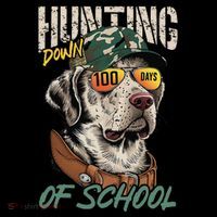 100 Days Of School Dog Hunting Deer Hunting 100th Day Boy Coffee Mug thumb 5
