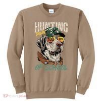 100 Days Of School Dog Hunting Deer Hunting 100th Day Boy Sweatshirt thumb 0
