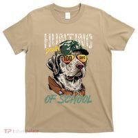 100 Days Of School Dog Hunting Deer Hunting 100th Day Boy T-Shirt thumb 0