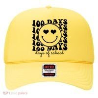 100 Days Of School Retro Smiley Heart Hat thumb 0