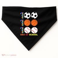 100 Day Of School USA-Made Doggie Bandana thumb 0