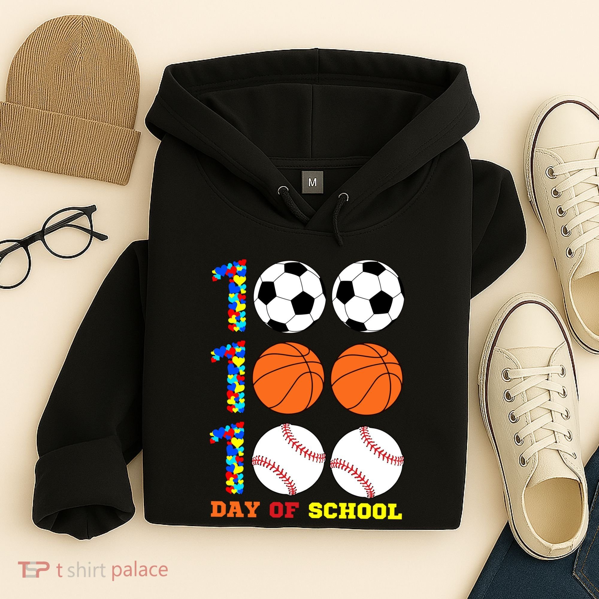 100 Day Of School Hoodie