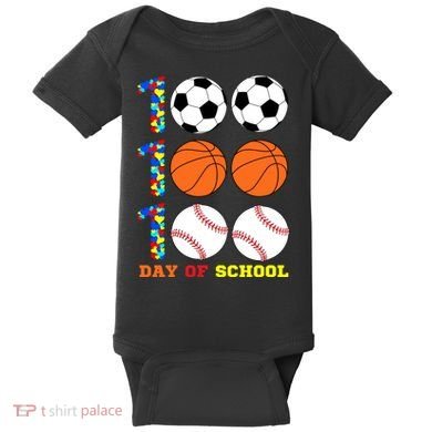 100 Day Of School Baby Bodysuit