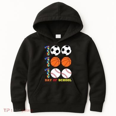 100 Day Of School Kids Hoodie