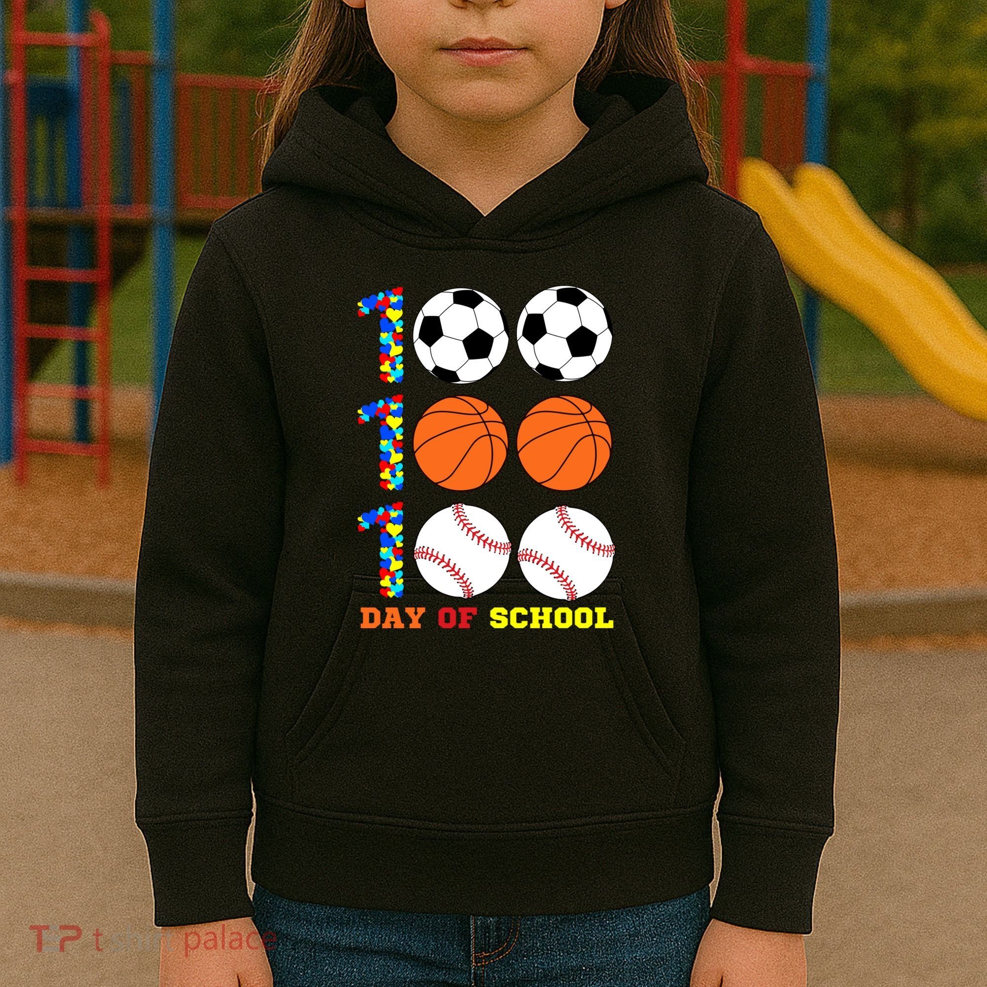 100 Day Of School Kids Hoodie