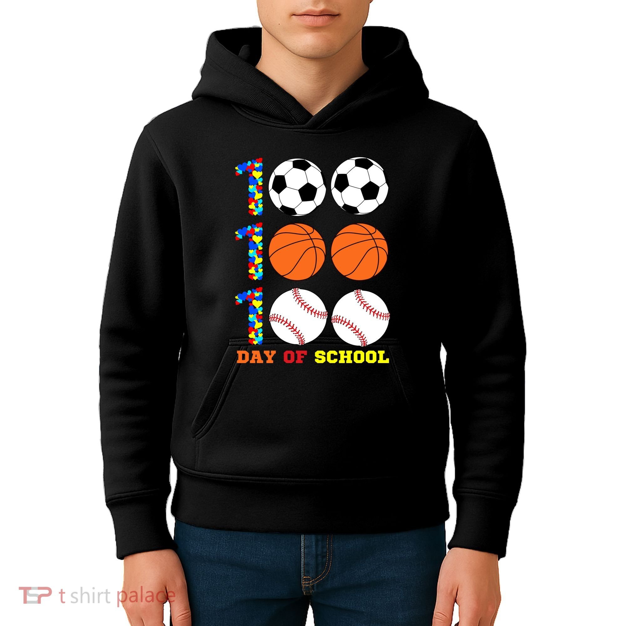 100 Day Of School Kids Hoodie