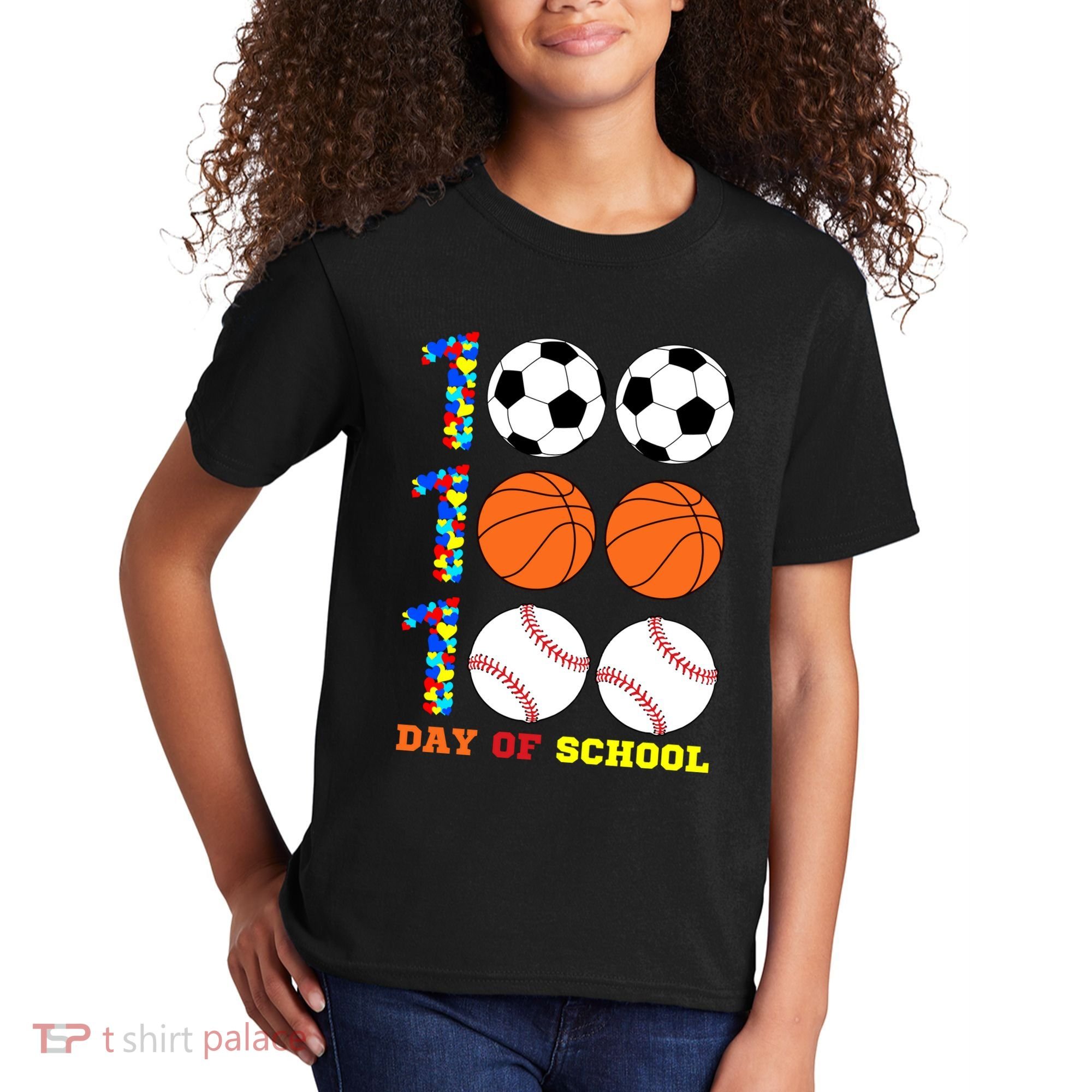 100 Day Of School Kids T-Shirt