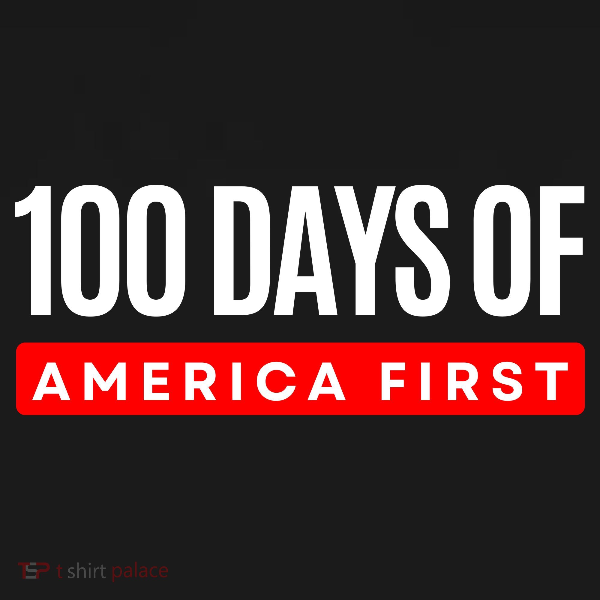 100 Days Of America First Funny Trump Sweatshirt
