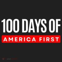 100 Days Of America First Funny Trump Tumbler thumb 3