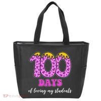 100 Days Of Loving My Students Teacher Celebration Tote Bag thumb 0