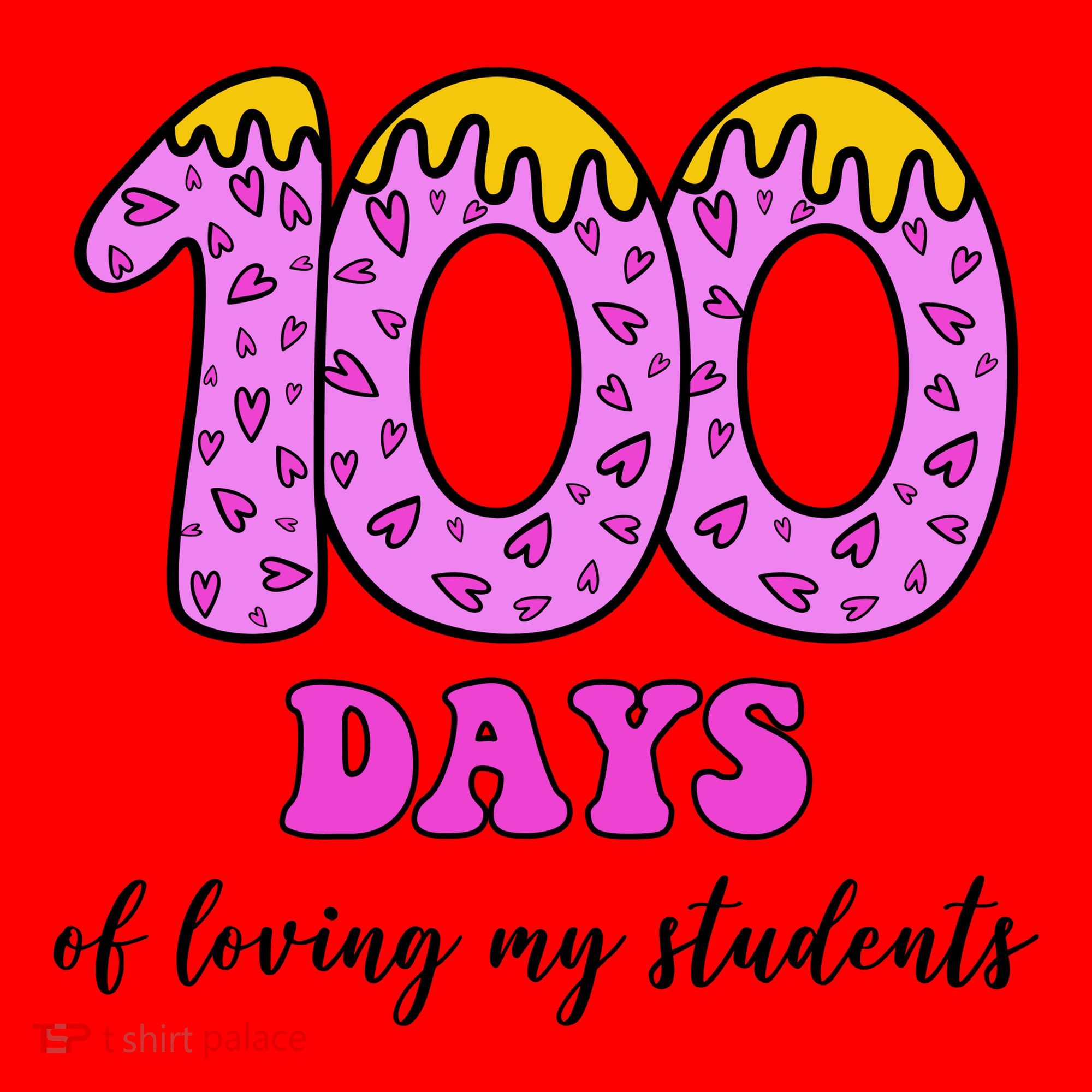 100 Days Of Loving My Students Teacher Celebration Santa Hat