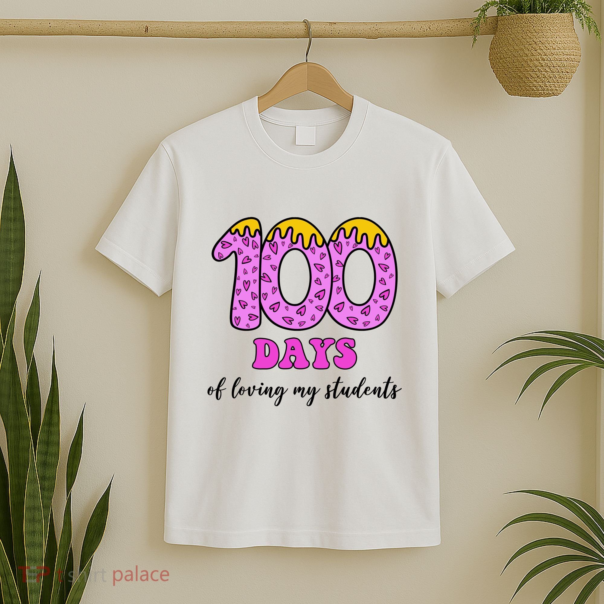 100 Days Of Loving My Students Teacher Celebration T-Shirt