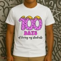 100 Days Of Loving My Students Teacher Celebration T-Shirt thumb 3