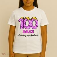 100 Days Of Loving My Students Teacher Celebration T-Shirt thumb 4