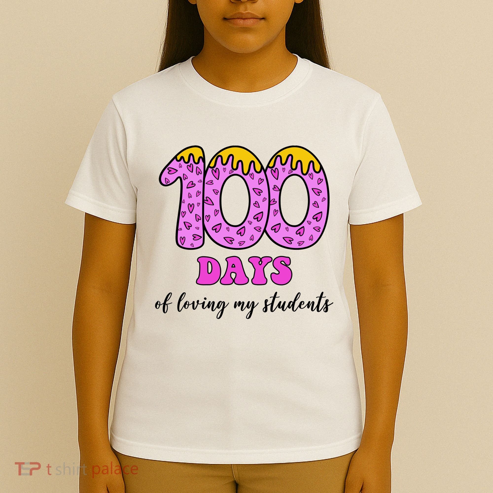 100 Days Of Loving My Students Teacher Celebration T-Shirt