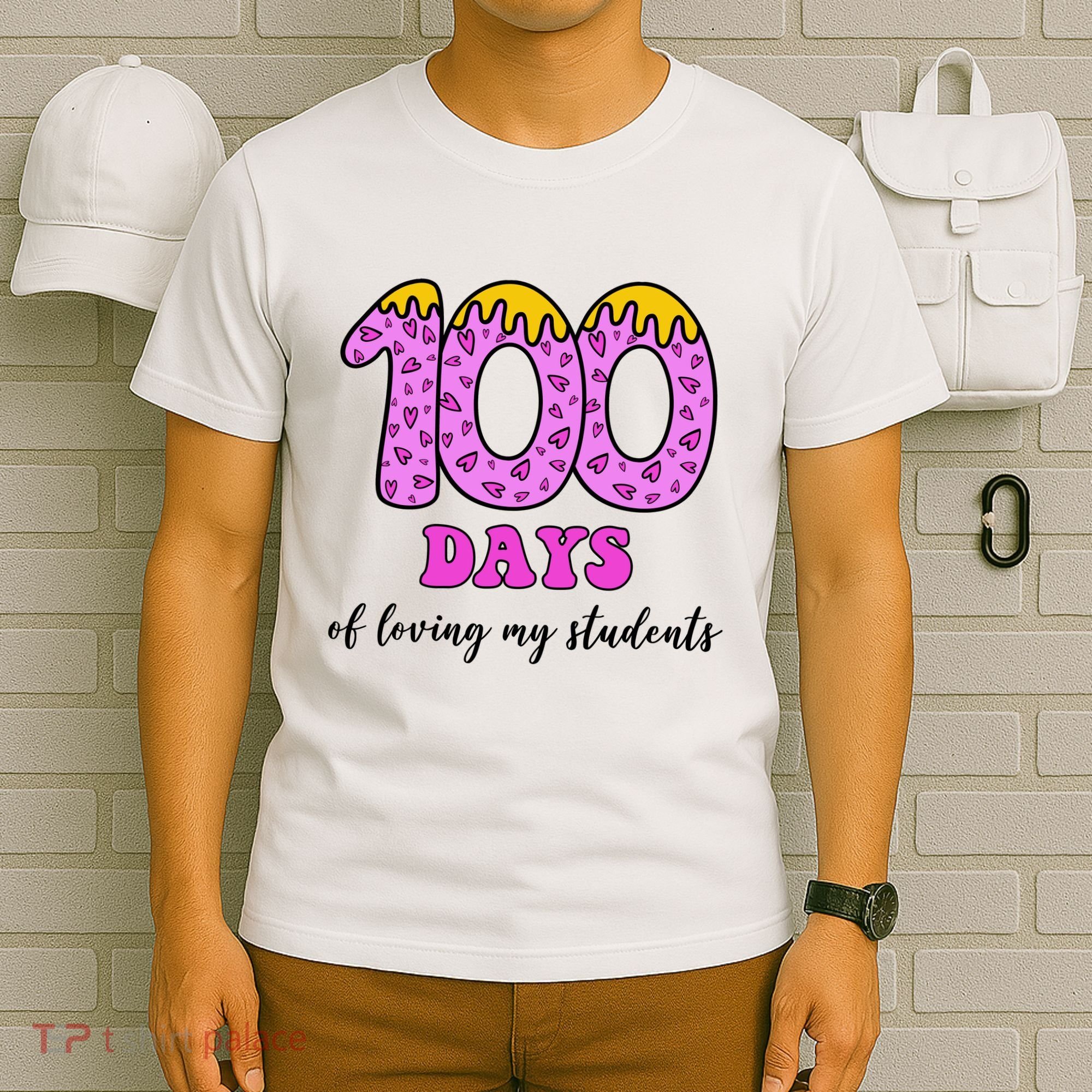 100 Days Of Loving My Students Teacher Celebration T-Shirt