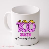 100 Days Of Loving My Students Teacher Celebration Coffee Mug thumb 0