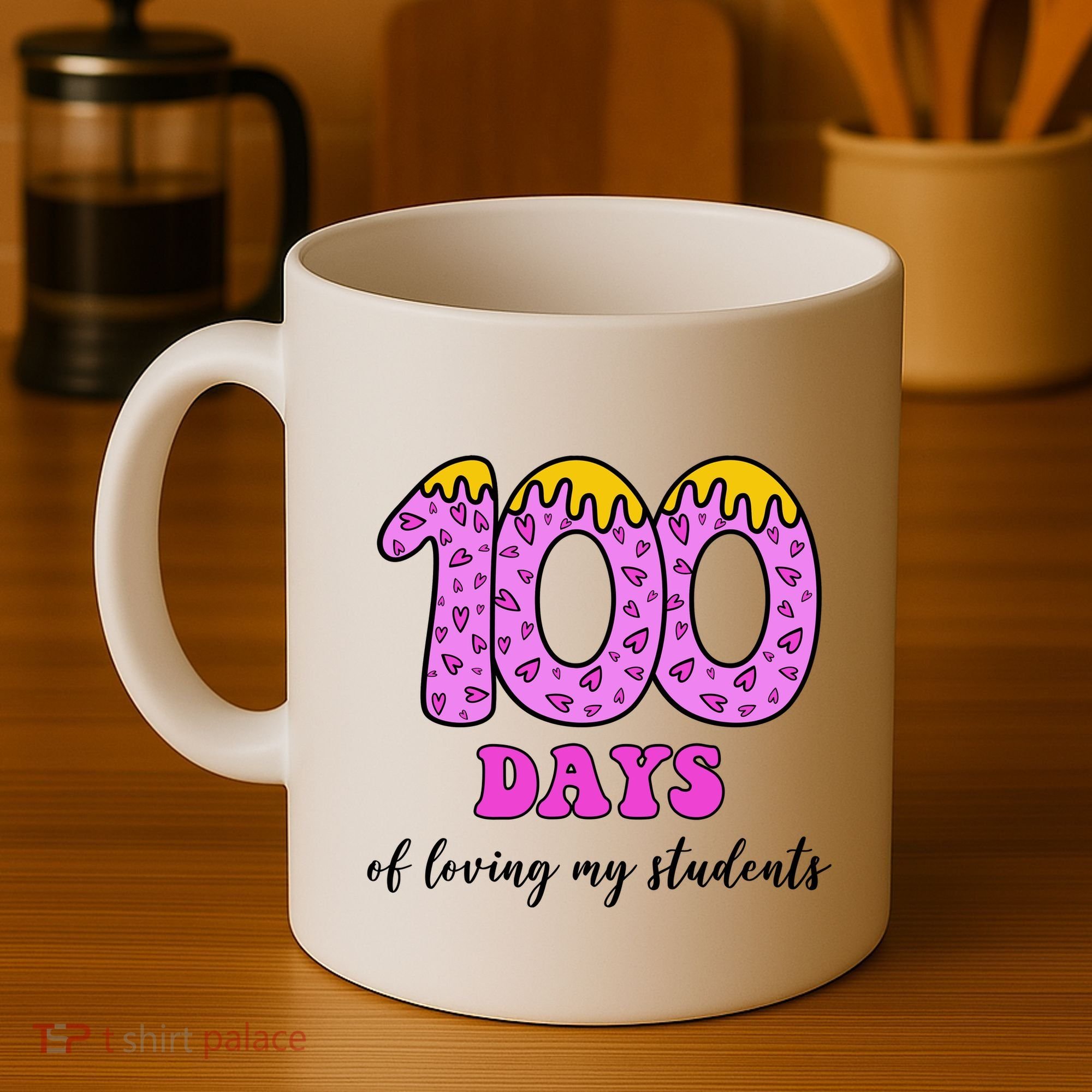 100 Days Of Loving My Students Teacher Celebration Coffee Mug