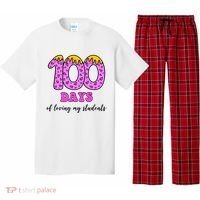 100 Days Of Loving My Students Teacher Celebration Pajama Set thumb 0