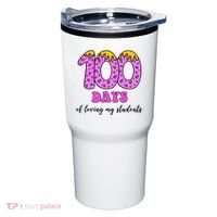 100 Days Of Loving My Students Teacher Celebration Tumbler thumb 0